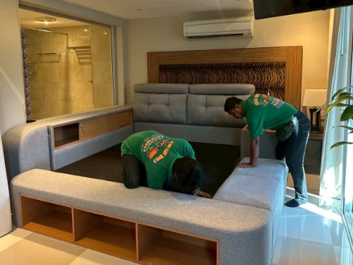 ประกอบและติดตั้ง ตู้รางเลื่อน